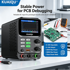 KUAIQU SPPS-K3010 30V 10A Lab Power Supply for BLDC Motor Testing
