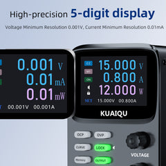 KUAIQU SPPS-K3010 30V 10A Lab Power Supply for BLDC Motor Testing
