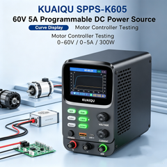 KUAIQU SPPS-K605 60V 5A Programmable DC Power Source with Curve Display for Motor Controller Testing
