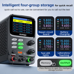 KUAIQU SPPS-K605 60V 5A Programmable DC Test Power Supply with Curve Display for Semiconductor Testing