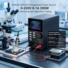 KUAIQU SPPS2001D Regulated Power Source 0-200V 0-1A 200W for Semiconductor Application Testing