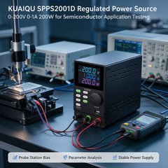 KUAIQU SPPS2001D Regulated Power Source 0-200V 0-1A 200W for Semiconductor Application Testing