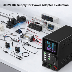 KUAIQU SPPS3010D 0-30V 0-10A 300W Adjustable DC Power Supply with Memory Storage for Power Adapter Testing