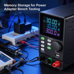 KUAIQU SPPS3010D 0-30V 0-10A 300W Adjustable DC Power Supply with Memory Storage for Power Adapter Testing