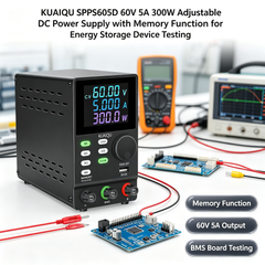 KUAIQU SPPS605D 60V 5A 300W Adjustable DC Power Supply with Memory Function for Energy Storage Device Testing