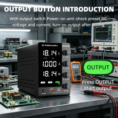 KUAIQU SPS-C1203S 120V 3A 360W Adjustable DC Test Source with OVP for Power Conversion Testing