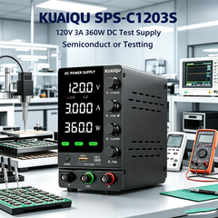 KUAIQU SPS-C1203S 120V 3A 360W DC Test Supply for Semiconductor Testing