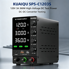KUAIQU SPS-C1203S 120V 3A 360W Precision DC Test Supply with OVP for DC-DC Converter Testing