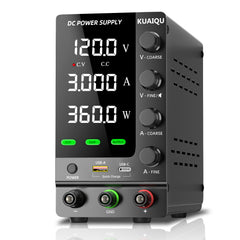 KUAIQU SPS-C1203S 120V 3A 360W Precision DC Test Supply for Power Electronics Testing