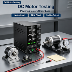 KUAIQU SPS-C3010S 30V 10A 300W Adjustable DC Power Supply with OCP for DC Motor Testing