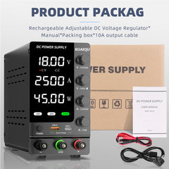 KUAIQU SPS-C3010S 30V 10A 300W DC Bench Power Source with OCP for Automotive Electronics Testing