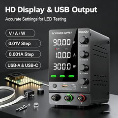 KUAIQU SPS-C3010S 30V 10A 300W Regulated DC Power Supply with OCP for LED Testing