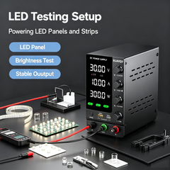 KUAIQU SPS-C3010S 30V 10A 300W Regulated DC Power Supply with OCP for LED Testing