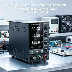 KUAIQU SPS-C3010 24V 30V 10A 300W LED Driver Test Supply with Power Display for Testing