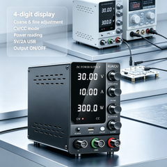 KUAIQU SPS-C3010 24V 30V 10A 300W LED Driver Test Supply with Power Display for Testing