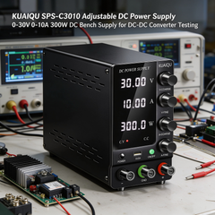 KUAIQU SPS-C3010 Adjustable DC Power Supply 0-30V 0-10A 300W DC Bench Supply for DC-DC Converter Testing