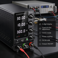 KUAIQU SPS-C3010 Adjustable DC Power Supply 0-30V 0-10A 300W DC Bench Supply for DC-DC Converter Testing
