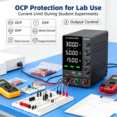KUAIQU SPS-C305S 30V 5A 150W Adjustable DC Power Supply with HD Display for University Lab Experiments
