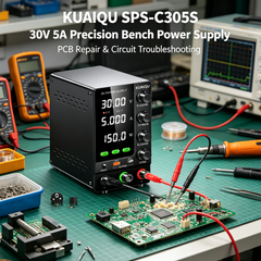 KUAIQU SPS-C305S 30V 5A Precision Bench Power Supply for PCB Repair &Circuit Troubleshooti