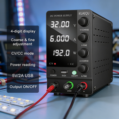 KUAIQU SPS-C3206 LED Testing Power Supply 0-32V 0-6A 192W with Voltage and Current Display