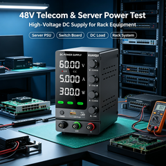 KUAIQU SPS-C605S 60V 5A 300W Precision DC Power Source for 48V System Testing