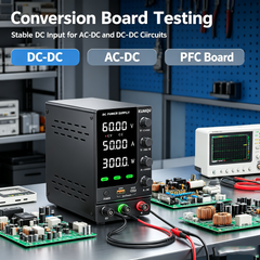 KUAIQU SPS-C605S 60V 5A 300W Precision DC Test Supply with Encoder for Power Conversion Circuit Testing
