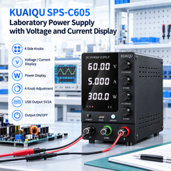 KUAIQU SPS-C605 24V 48V 60V 5A 300W Laboratory Power Supply with Voltage and Current Display