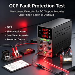 KUAIQU SPS1203C 120V 3A 360W Adjustable DC Power Source with OCP for DC Chopper Circuit Testing