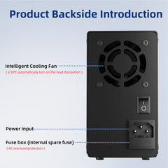 KUAIQU SPS1203C 120V 3A 360W Adjustable DC Power Source with OCP for DC Chopper Circuit Testing