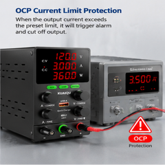 KUAIQU SPS1203S 120V 3A 360W DC Power Supply for Power Supply Testing