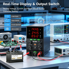 KUAIQU SPS3010C 30V 10A Power Supply with OCP for DC/DC Converter Testing