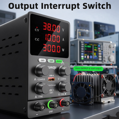 KUAIQU SPS3010S 30V 10A 300W Bench DC Supply with Precision Encoder for DC Load Testing