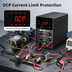 KUAIQU SPS3010S 30V 10A 300W Variable DC Supply with Precision Encoder for Motor Testing