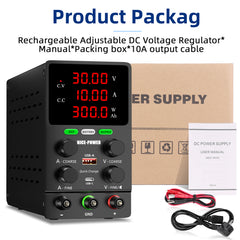 KUAIQU SPS305C 30V 5A DC Power Supply for Battery Charging with Ah Display