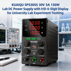 KUAIQU SPS305S 30V 5A 150W Lab DC Power Supply with HD 4-Digit Display for University Lab Experiment Testing