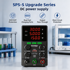KUAIQU SPS305S 30V 5A 150W Lab DC Power Supply with HD 4-Digit Display for University Lab Experiment Testing