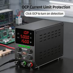 KUAIQU SPS305S 30V 5A 150W Precision DC Supply with Output Control & 4-Digit Display for Embedded System Testing