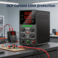 KUAIQU SPS305S 30V 5A 150W Precision DC Test Supply with OCP & 4-Digit Display for Electronic Component Testing