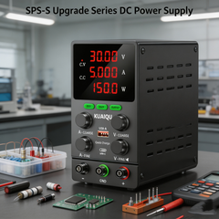KUAIQU SPS305S 30V 5A 150W Precision DC Test Supply with OCP & 4-Digit Display for Electronic Component Testing