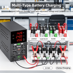 KUAIQU SPS605C 60V 5A 300W Battery Charging Power Supply for Battery Charging Test