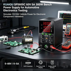 KUAIQU SPS605C 60V 5A 300W Bench Power Supply for Automotive Electronics Testing