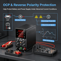 KUAIQU SPS605C 60V 5A 300W DC Power Supply for Battery Capacity Ah Monitoring