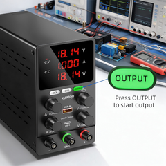 KUAIQU SPS605S 60V 5A 300W Regulated DC Power Supply with Encoder Control for Power Conversion Circuit Testing