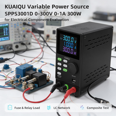 KUAIQU Variable Power Source SPPS3001D 0-300V 0-1A 300W for Electrical Component Evaluation
