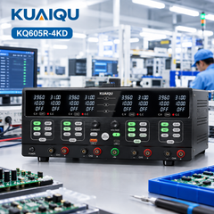 KUAIQU KQ605R-4KD 0-60V 0-5A 4-Channel Programmable DC Power Supply, Multi-Channel Power Supply for Electronics Manufacturing and Production Testing