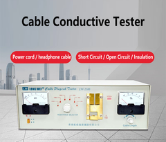 Probador de enchufes de cable Cortocircuito / Circuito abierto / Conducción de CC Sensibilidad de longitud de línea 15PF Probador de conductividad de cable todo en uno multifuncional 