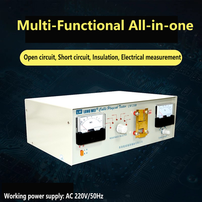 Cable Plug Tester Short circuit / Open circuit / DC conduction Line length sensitivity 15PF Multi-Functional All-in-one Cable Conductive Tester