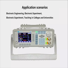 Generador de señales con función DDS, 60 MHz, 80 MHz, 2 canales, salida de forma de onda múltiple, interfaz RS232 