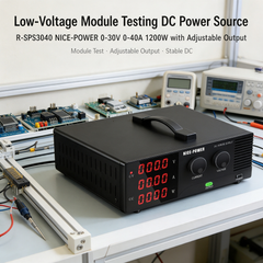 Low-Voltage Module Testing DC Power Source R-SPS3040 NICE-POWER 0-30V 0-40A 1200W with Adjustable Output
