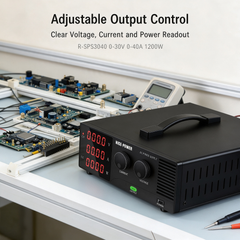 Low-Voltage Module Testing DC Power Source R-SPS3040 NICE-POWER 0-30V 0-40A 1200W with Adjustable Output